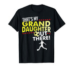 My Granddaughter Soccer Grandpa T-Shirt - Minimalist Print for Adults