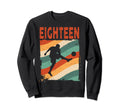 18Th Birthday Soccer 18 Years Old Sweatshirt - Custom Art Print Unisex