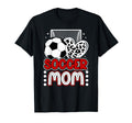 Soccer Mom Soccer Player Mother Heart T-Shirt - Aesthetic Graphic Unisex