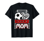 Soccer Mom Soccer Player Mother Heart T-Shirt - Aesthetic Graphic Unisex