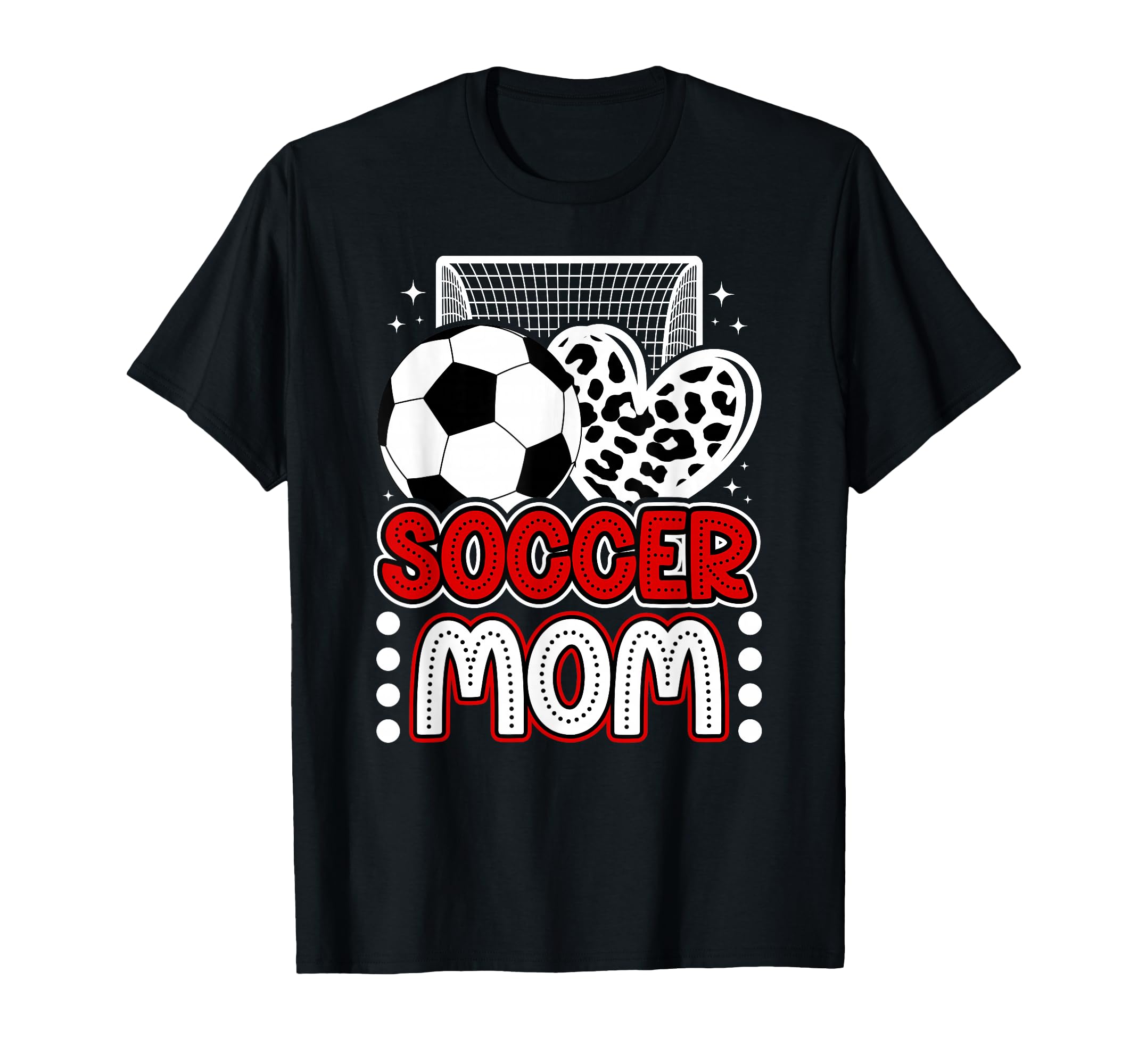 Soccer Mom Soccer Player Mother Heart T-Shirt - Aesthetic Graphic Unisex