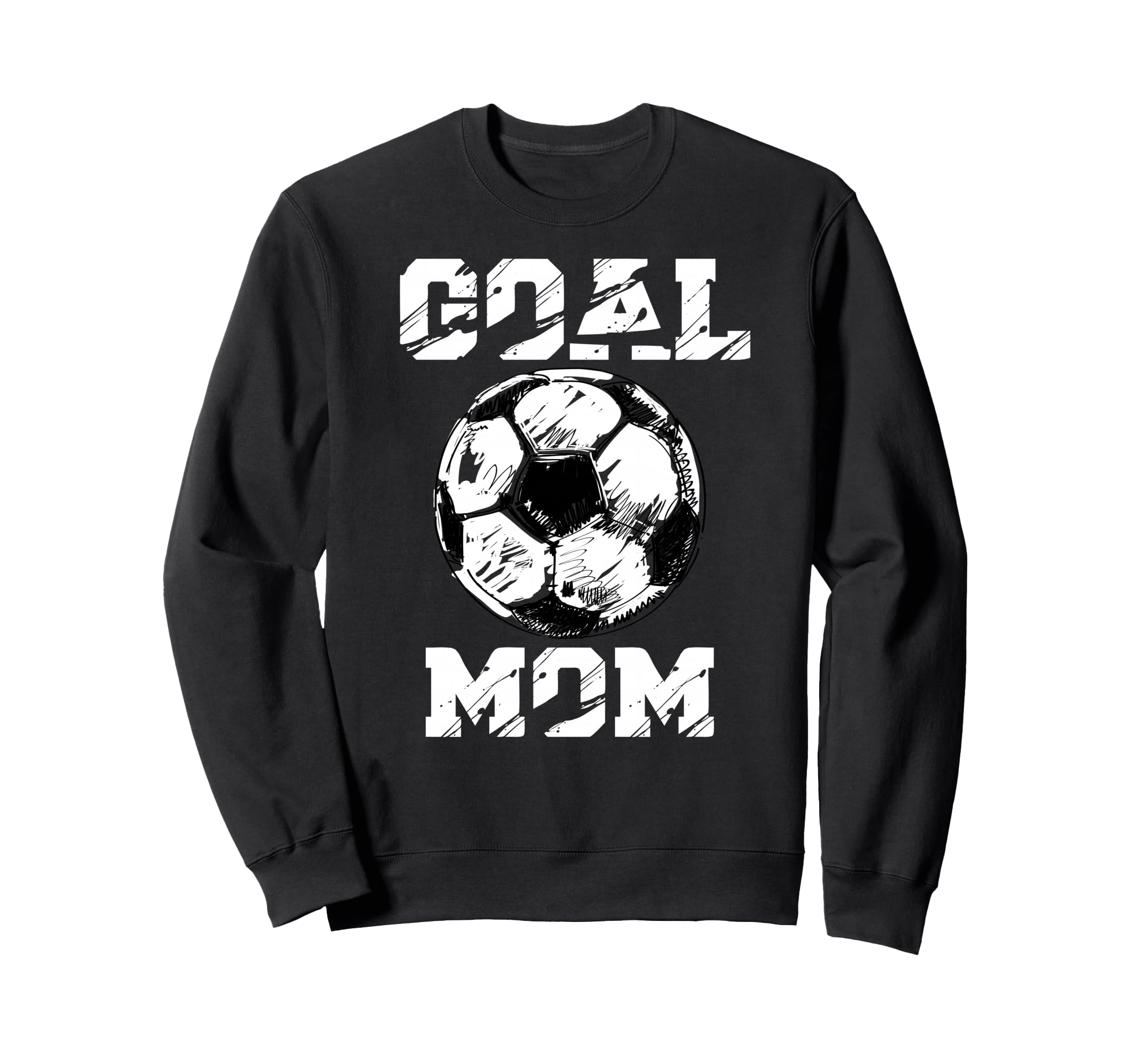 Goal Mom Funny Football Mom Soccer Sweatshirt - Aesthetic Graphic Unisex