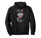 Elephant Soccer Elephant Soccer Hoodie - Minimalist Print for Adults