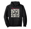 Soccer Auntie Funny Coquette Bow Hoodie - Fun Novelty Design Men Women