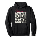Soccer Auntie Funny Coquette Bow Hoodie - Fun Novelty Design Men Women