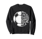 Soccer Gifts Teen Sayings Sweatshirt - Aesthetic Graphic Men Women