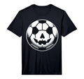 Halloween Jack O Lantern Soccer Player T-Shirt - Unique Graphic for Adults