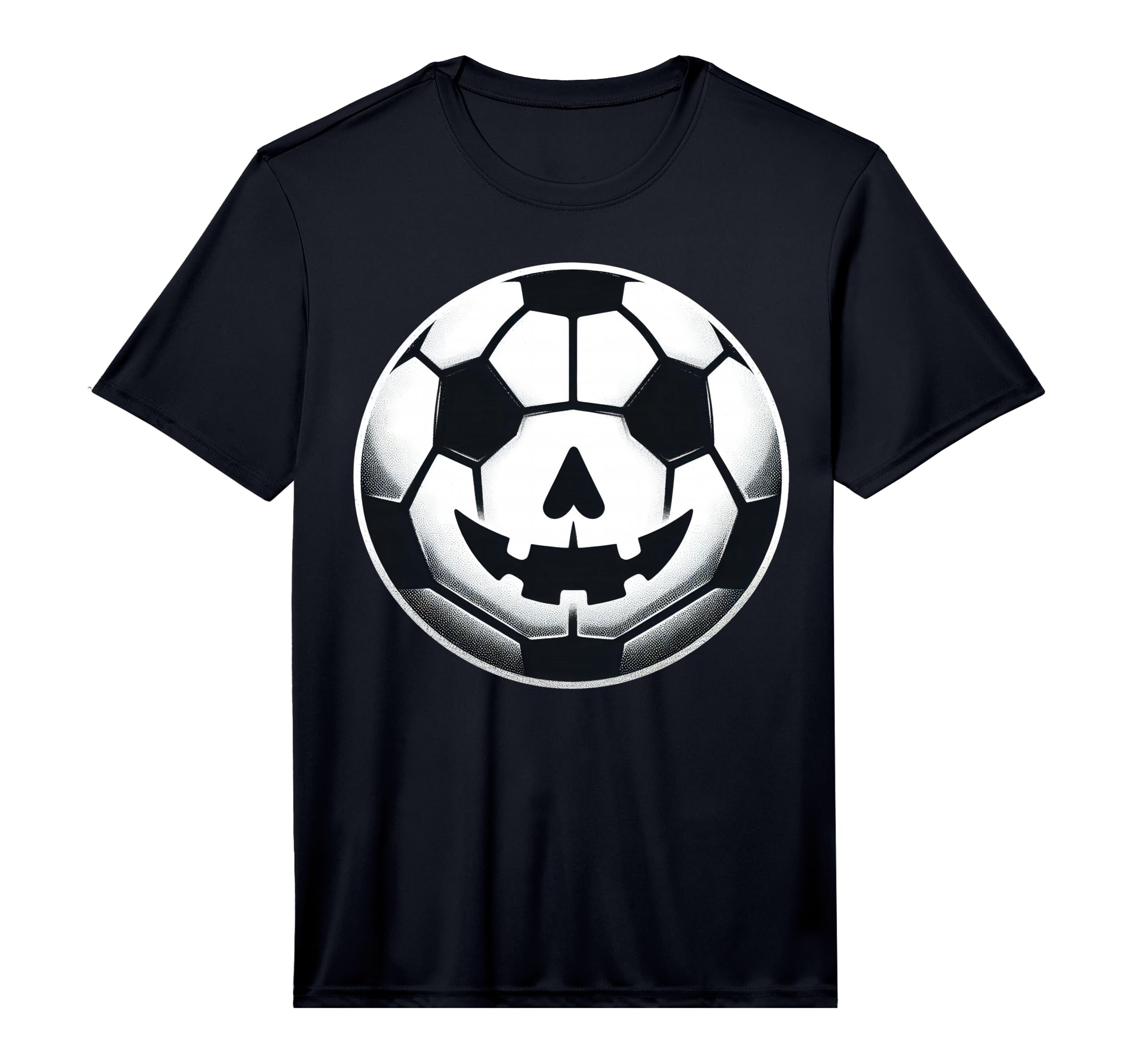 Halloween Jack O Lantern Soccer Player T-Shirt - Unique Graphic for Adults