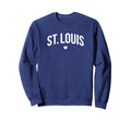 Stl 314 Saint Louis Missouri St Louis Sweatshirt - Streetwear Style Unisex
