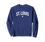 Stl 314 Saint Louis Missouri St Louis Sweatshirt - Streetwear Style Unisex