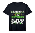 Grandma Birthday Soccer Group Family T-Shirt - Casual Everyday Wear Unisex