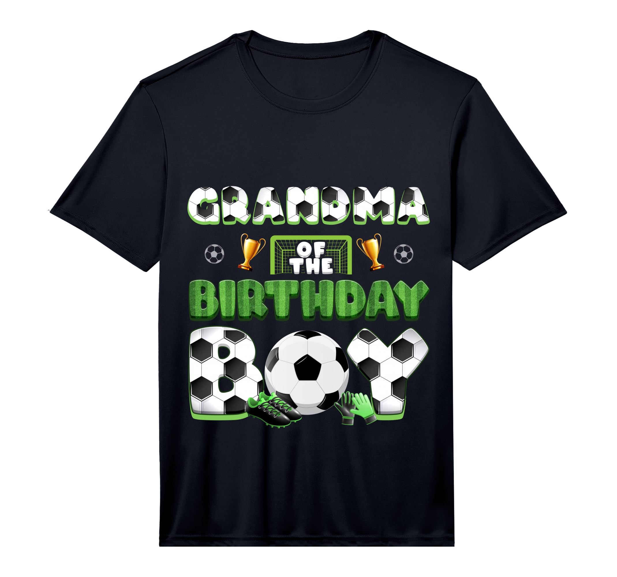 Grandma Birthday Soccer Group Family T-Shirt - Casual Everyday Wear Unisex
