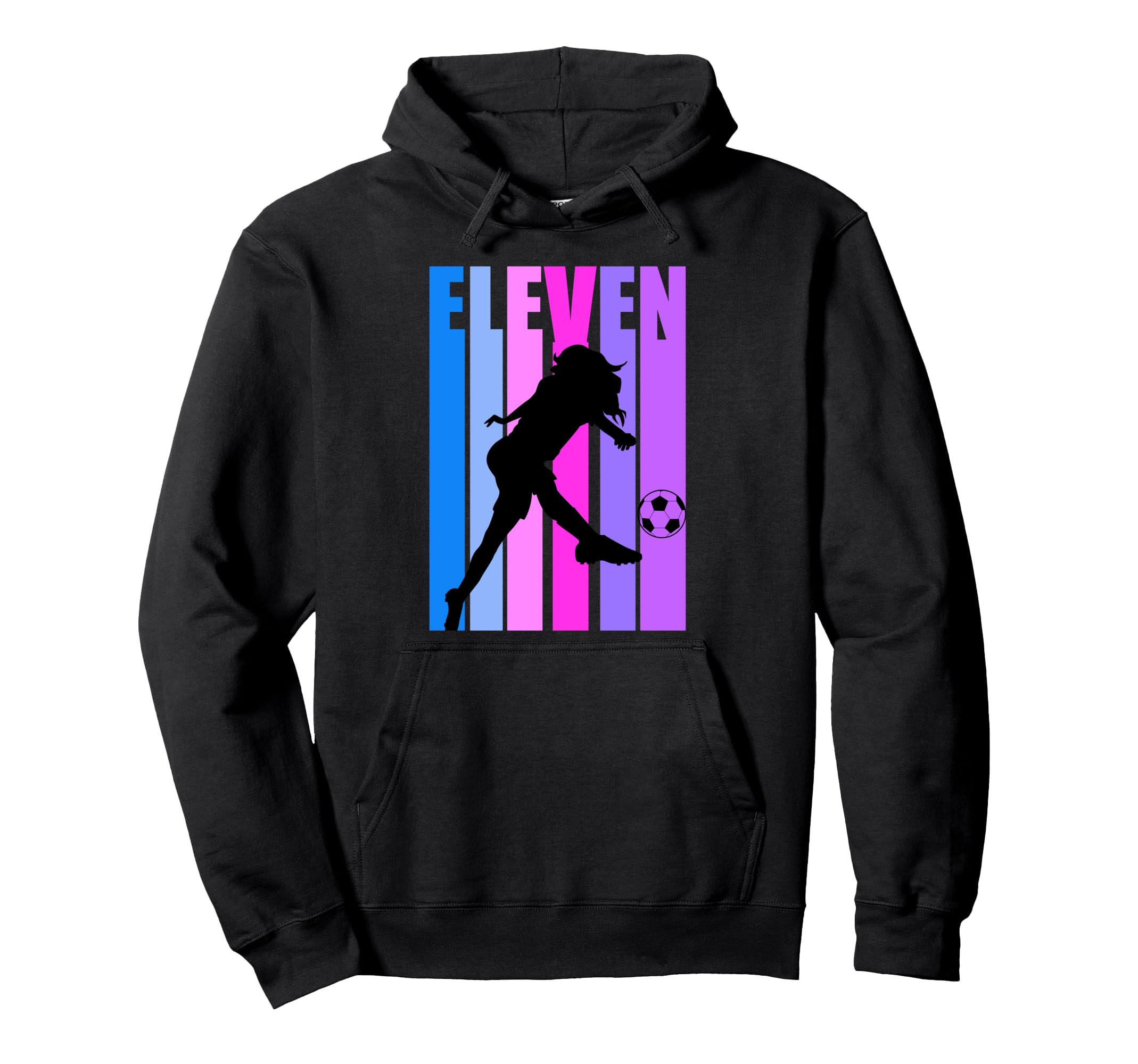 11Th Soccer Birthday Goals Score Plays Hoodie - Unique Graphic Unisex