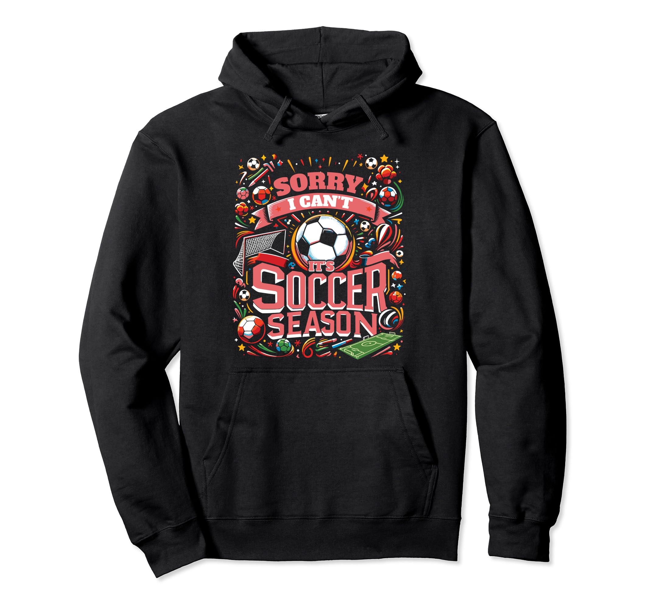 Funny Soccer Hoodie - Casual Everyday Wear for Adults