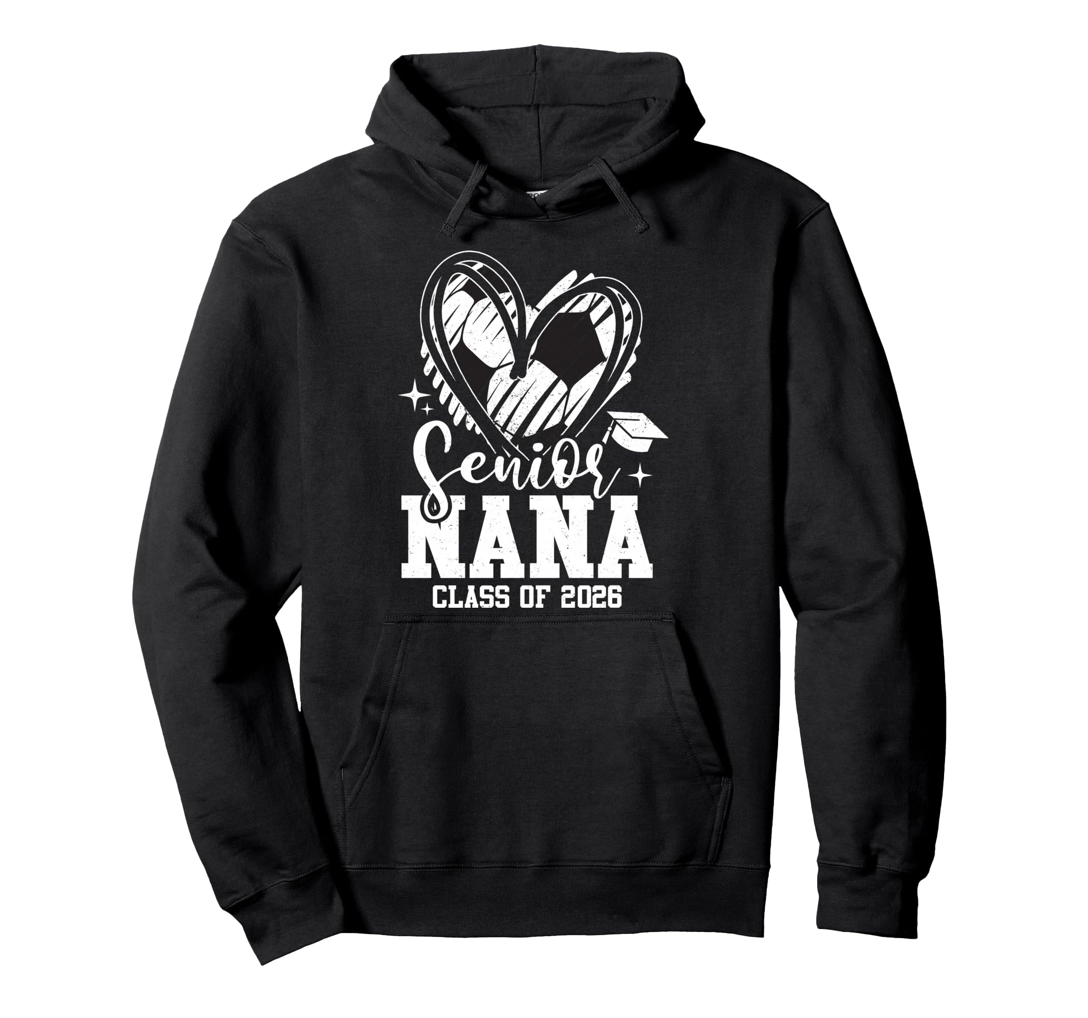 Senior Nana Class 2026 Soccer Hoodie - Fun Novelty Design for Adults