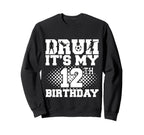 Bruh Its My 12Th Birthday Soccer 12 Sweatshirt - Unique Graphic Men Women