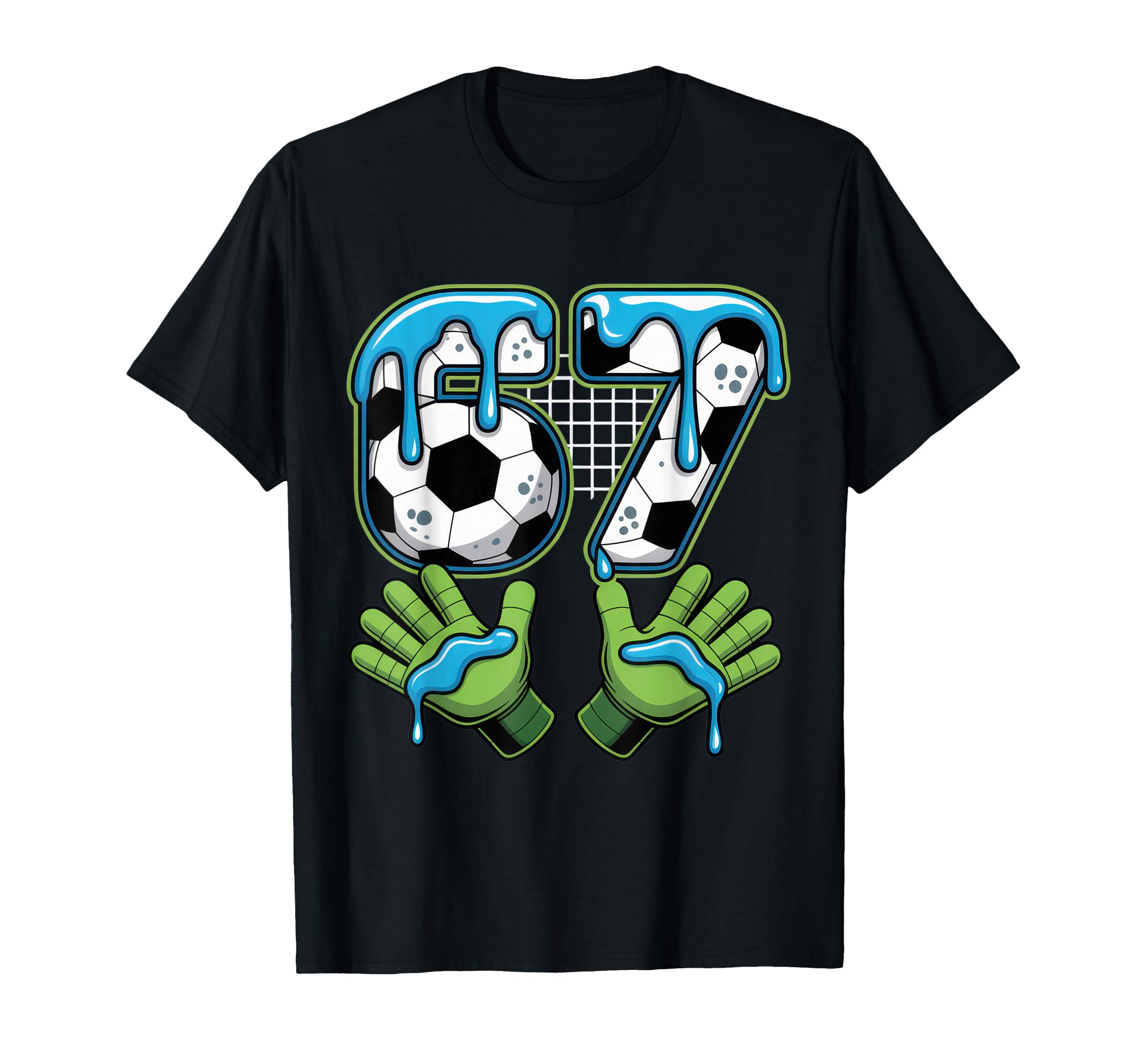 67 Soccer Enthusiast Funny Gamer T-Shirt - Streetwear Style for Adults