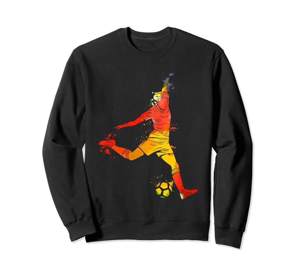 Colorful Pop Art Portrait Sweatshirt - Casual Everyday Wear for Adults