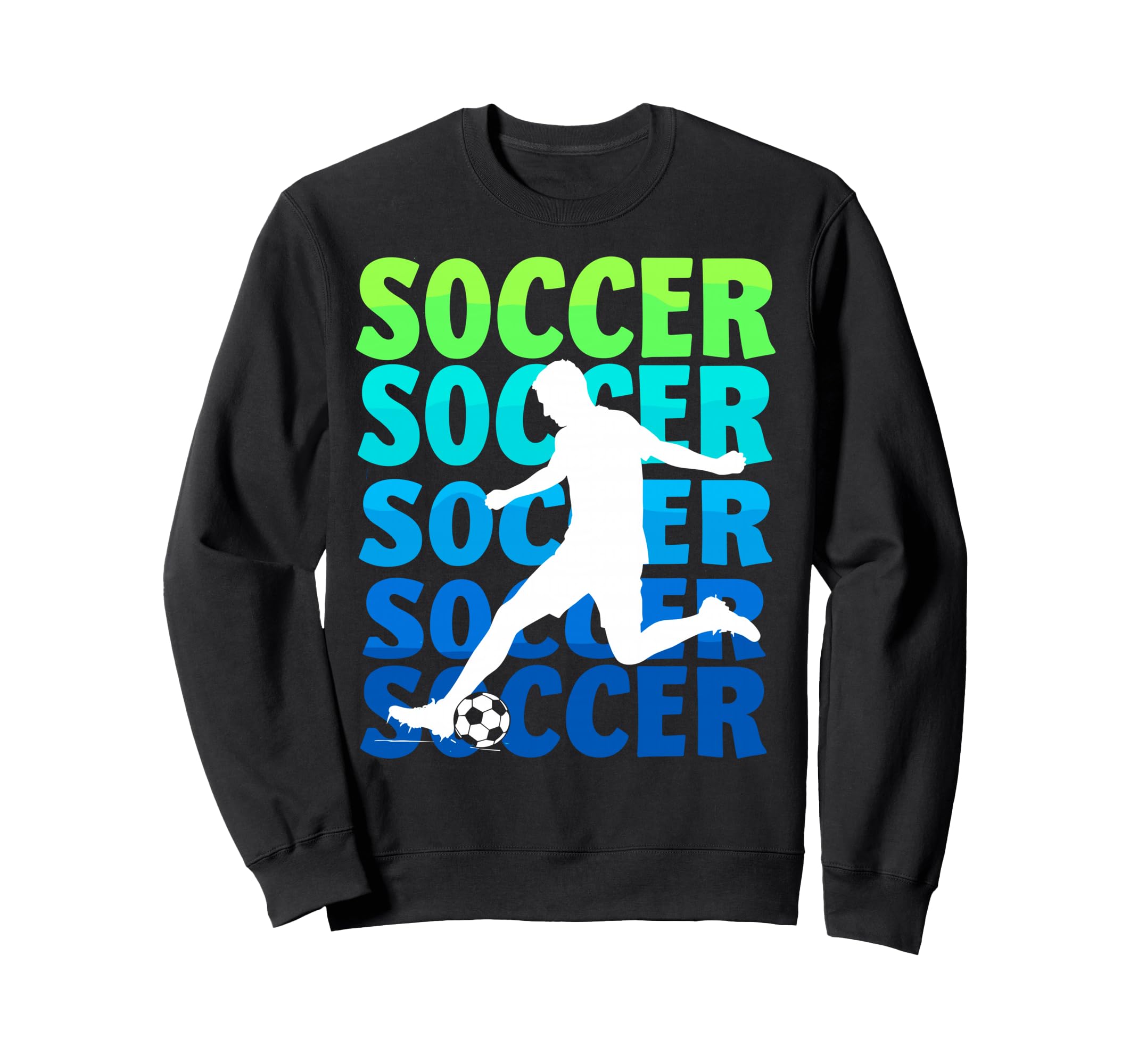 Soccer Goalie Player Fan Game Day Sweatshirt - Minimalist Print Men Women