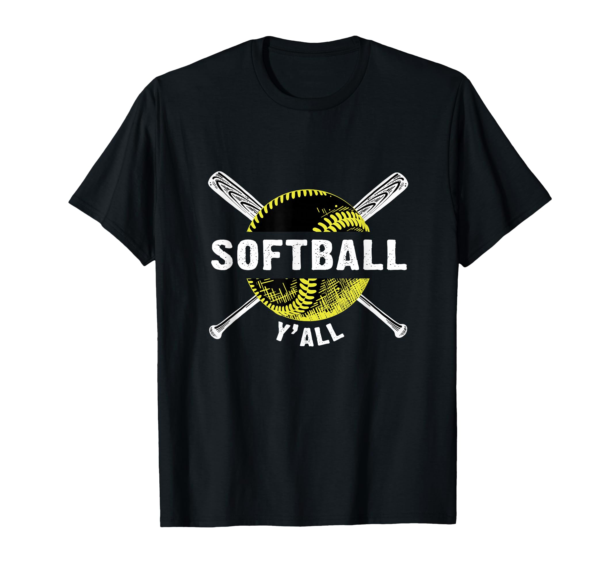 Softball Sports Yall Softball Gifts T-Shirt - Streetwear Style for Adults