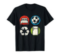Eat Sleep Soccer Repeat Football T-Shirt - Casual Everyday Wear for Adults