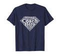 Mens Coach Appreciation Superhero T-Shirt - Aesthetic Graphic for Adults