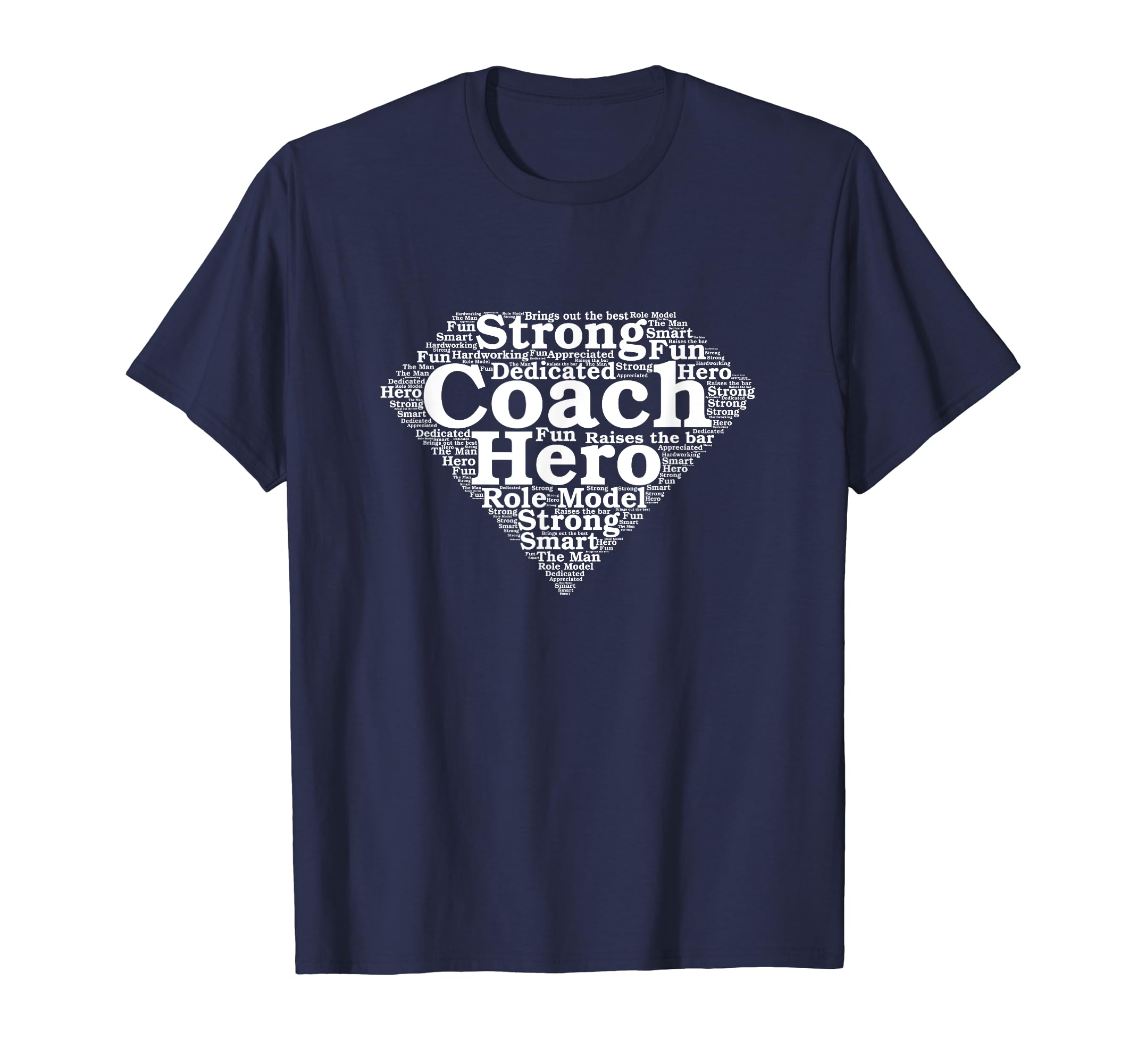 Mens Coach Appreciation Superhero T-Shirt - Aesthetic Graphic for Adults
