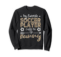 My Favorite Soccer Player Calls Me Bunny Sweatshirt - Graphic Print Unisex