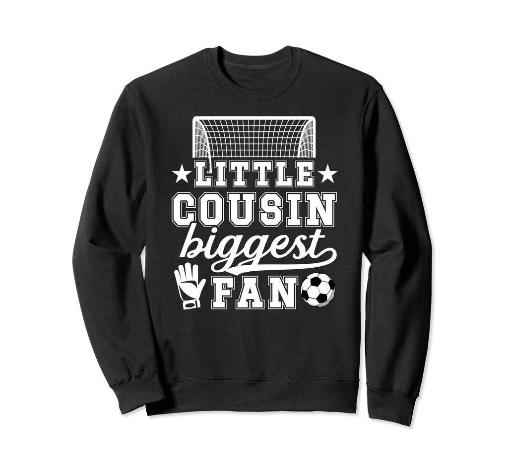 Little Cousin Soccer Goalie Cousin Sweatshirt - Minimalist Print Men Women