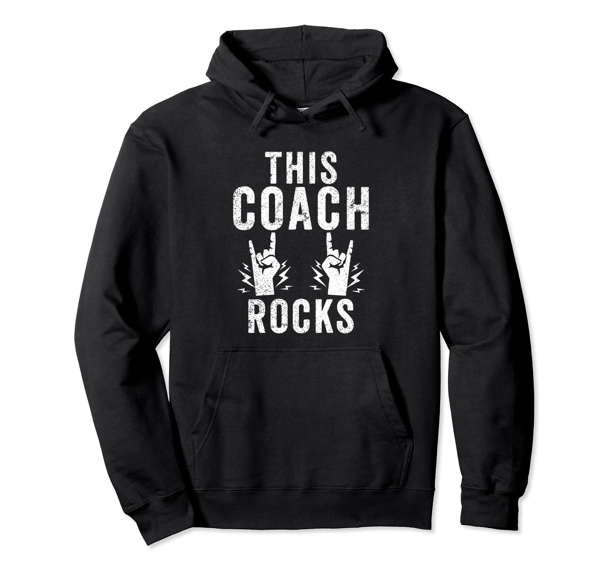 This Coach Rocks Sports Coach Hoodie - Unique Graphic Men Women
