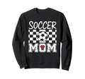 Groovy Soccer Mom Mother Soccer Sweatshirt - Fun Novelty Design Men Women