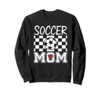 Groovy Soccer Mom Mother Soccer Sweatshirt - Fun Novelty Design Men Women