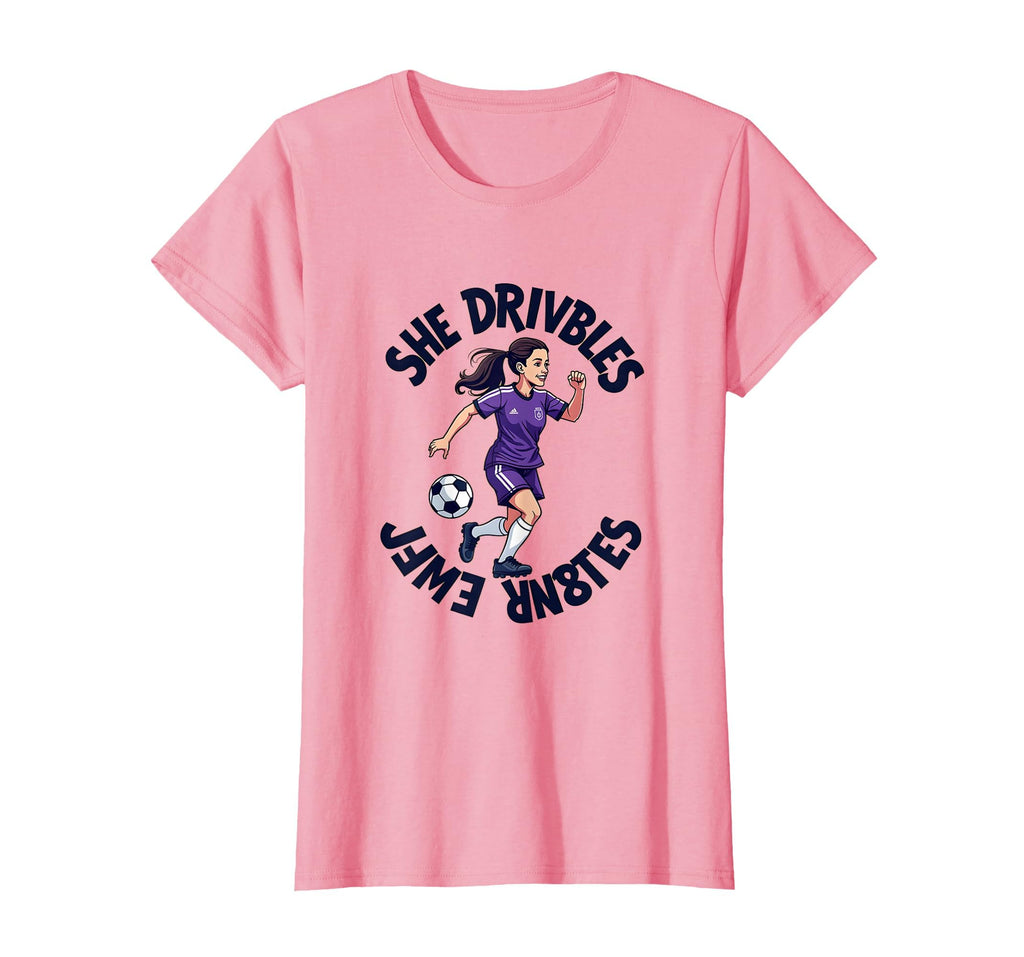 She Dribbles Ball Football Is Life Sweatshirt - Streetwear Style Men Women