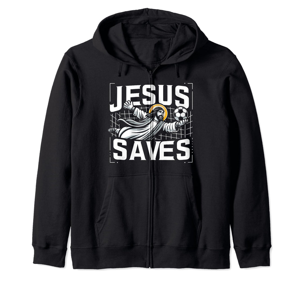 C J S Religious Christian Soccer Sweatshirt - Streetwear Style Unisex