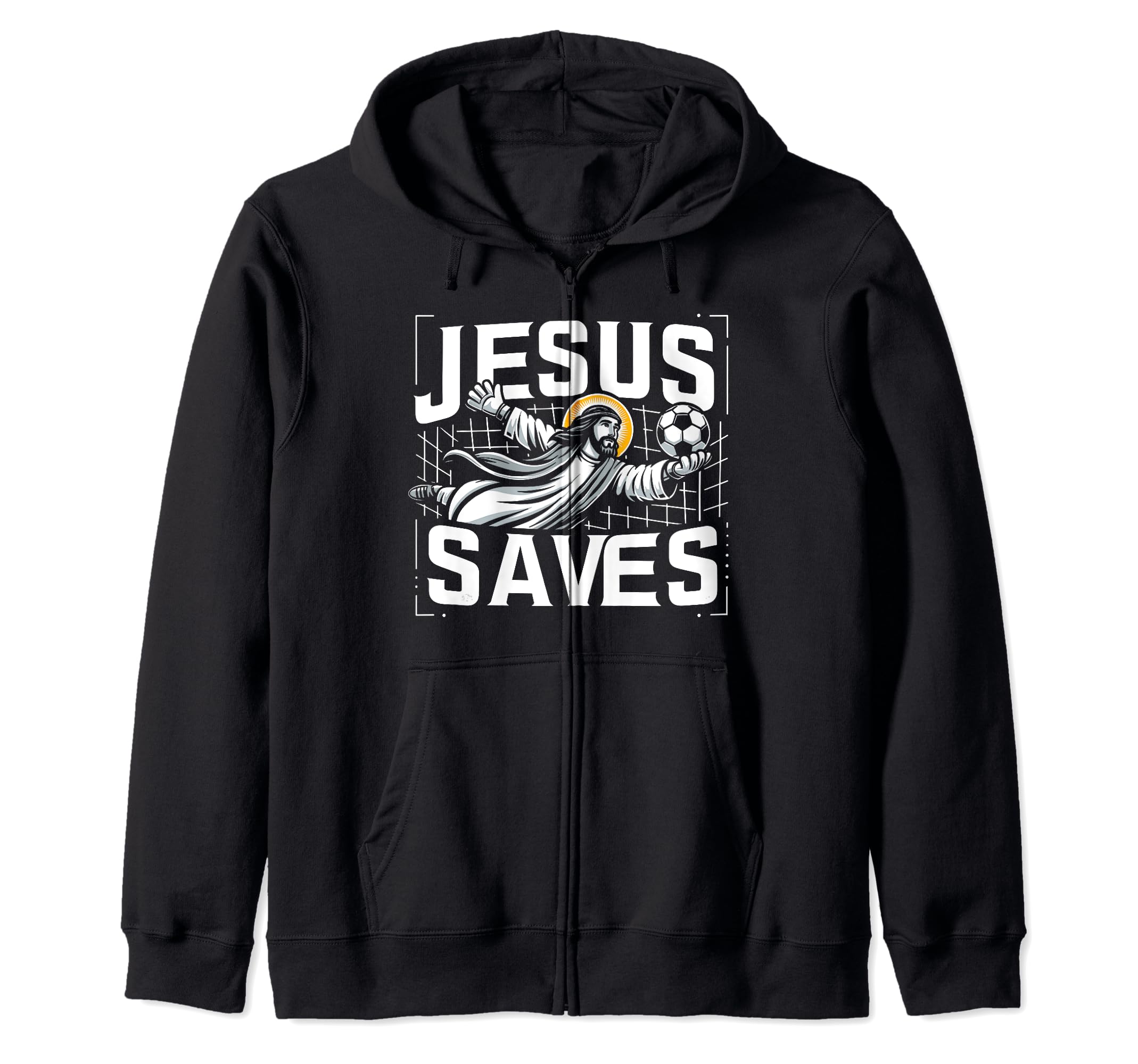 C J S Religious Christian Soccer Sweatshirt - Streetwear Style Unisex