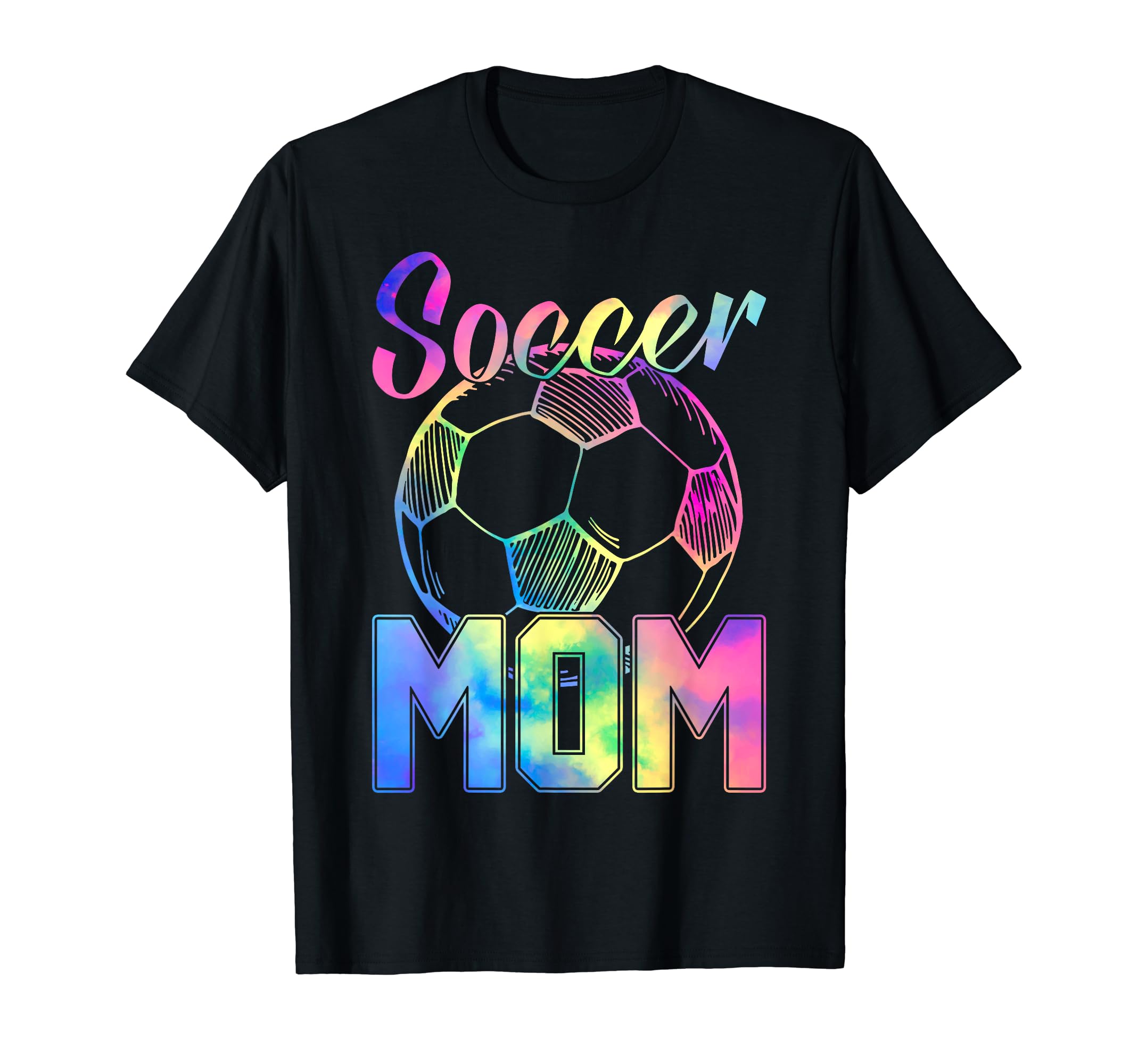 Soccer Mom Tie Dye Family Player T-Shirt - Casual Everyday Wear Men Women