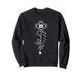 Wildcats Flower Sports Fan Team Sweatshirt - Casual Everyday Wear Unisex