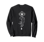Wildcats Flower Sports Fan Team Sweatshirt - Casual Everyday Wear Unisex