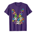 Easter Soccer Lover Bunny Head Ball Egg T-Shirt - Novelty Apparel Unisex
