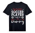 Mens My Favorite Soccer Player Calls Me T-Shirt - Minimalist Print Unisex