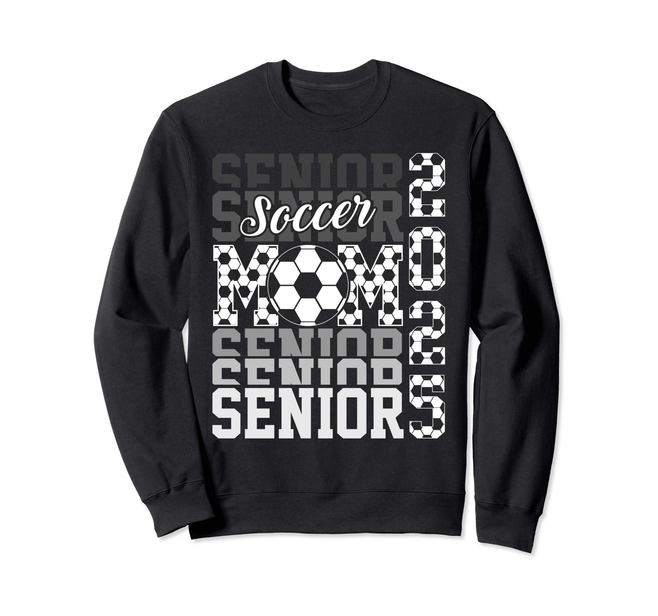 Soccer Senior Mom Class 2025 Sweatshirt - Casual Everyday Wear Unisex