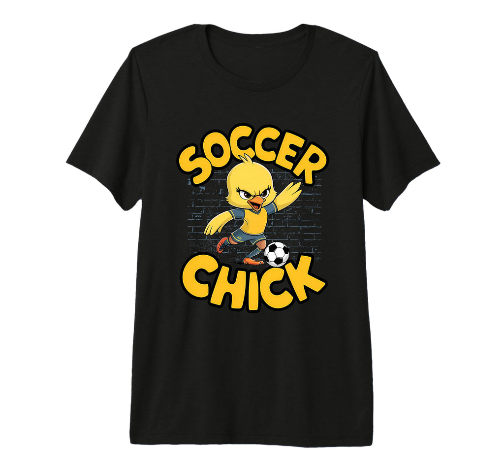 Soccer Chick Soccer Player Soccer Tri T-Shirt - Trendy Graphic for Adults