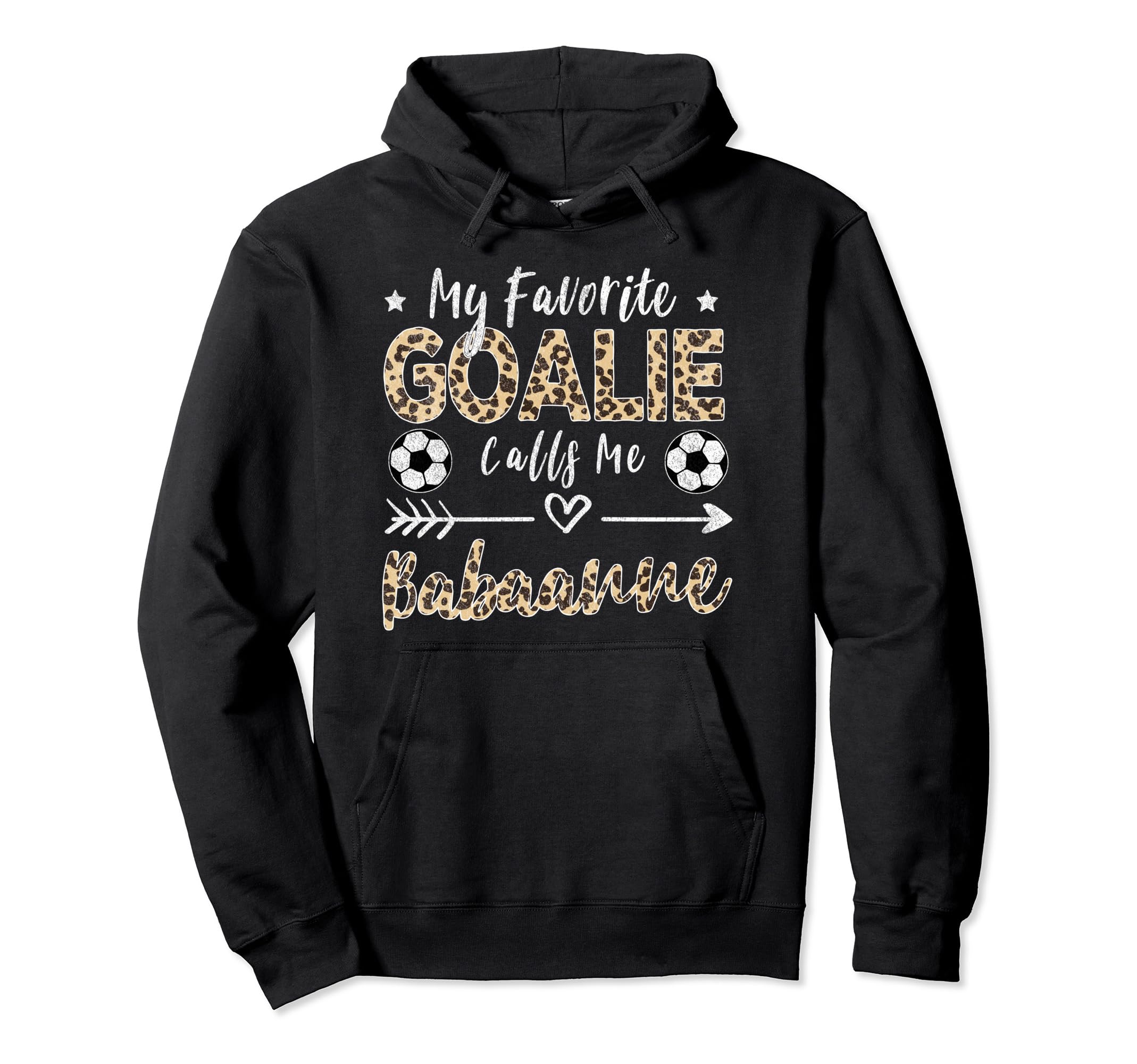 My Favorite Goalie Calls Me Dede Soccer Hoodie - Graphic Print for Adults
