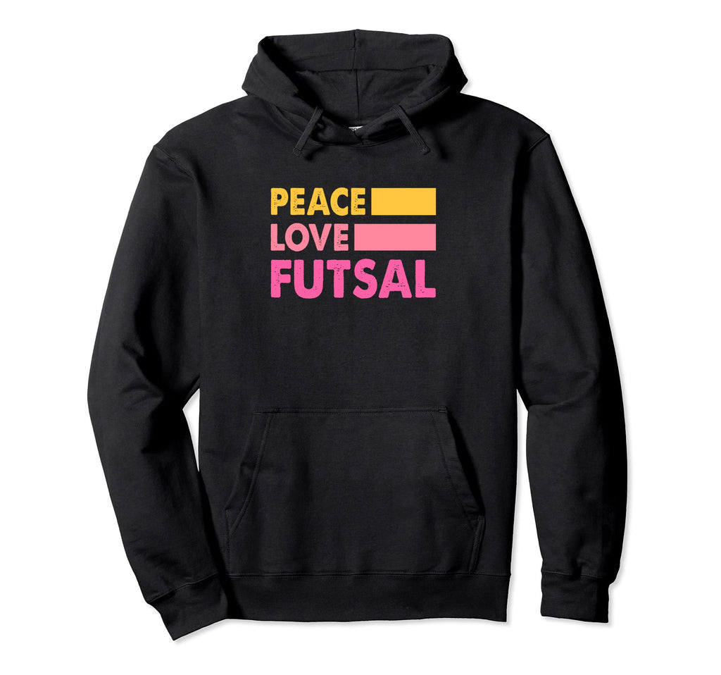 Peace Love Futsal Indoor Soccer Hoodie - Custom Art Print for Adults