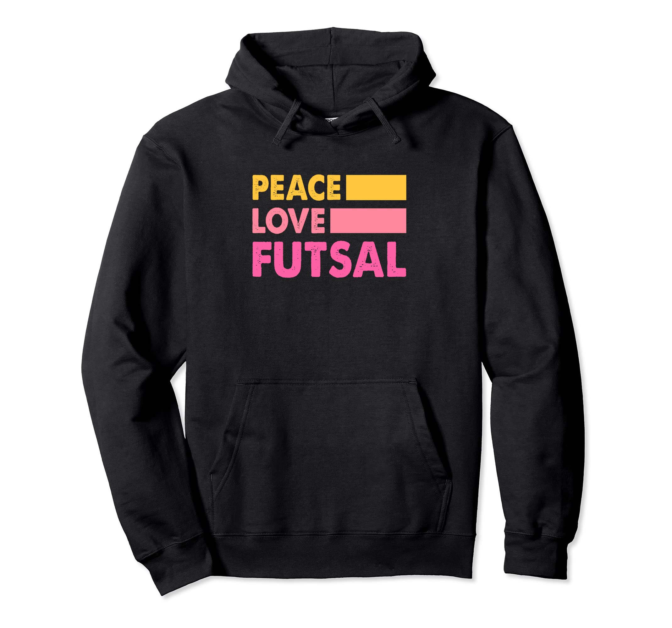 Peace Love Futsal Indoor Soccer Hoodie - Custom Art Print for Adults