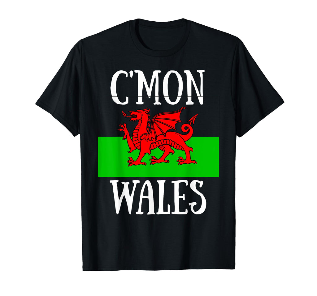 Wales Cymru Flag Love Soccer Football T-Shirt - Unique Graphic Men Women