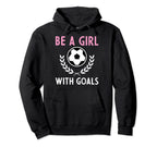 Soccer Moms Be Goals Soccer Soccer Players Hoodie - Minimalist Print Unisex