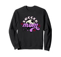 Soccer Mom Love Heart And Stars Sweatshirt - Graphic Print for Adults