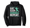 I Love Handball Player Sports Hoodie - Minimalist Print for Adults