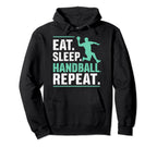 I Love Handball Player Sports Hoodie - Minimalist Print for Adults